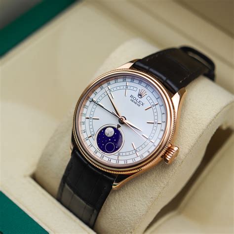 rolex cellini moonphase video|Rolex cellini moonphase 50535.